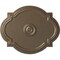 Ekena Millwork Waltz Ceiling Medallion (Fits Canopies up to 4 1/2"), 21 1/4"W x 17 3/8"H x 1"P, Warm Silver CM21WAWSS - alternate 1